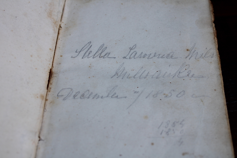 photo of 1848 book Modern History, antique 19th century textbook w/ beautiful old paper, font, engravings  #2