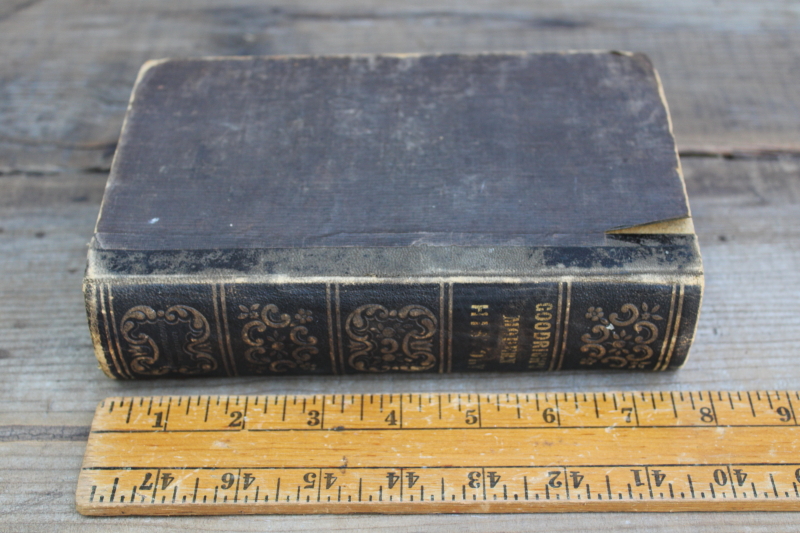 photo of 1848 book Modern History, antique 19th century textbook w/ beautiful old paper, font, engravings  #9