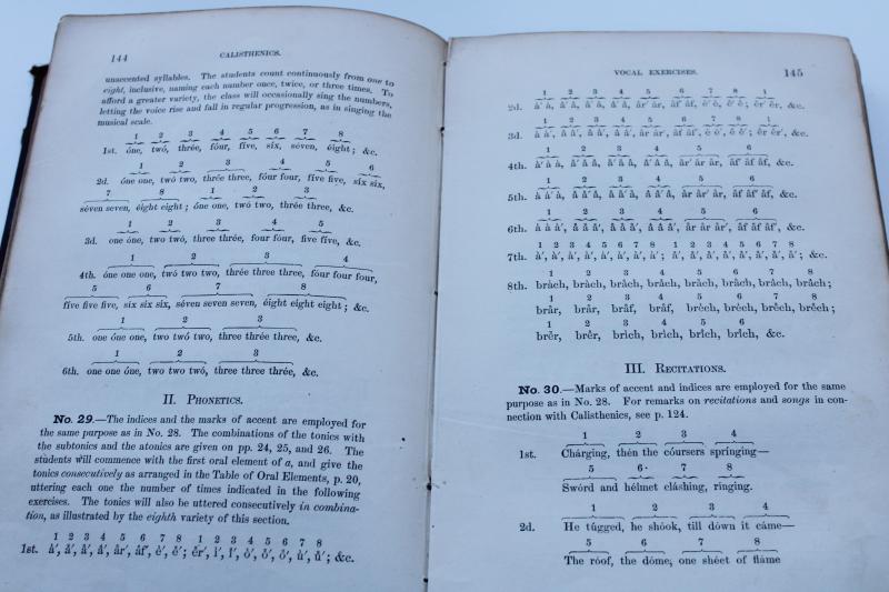 photo of 1860s antique book health exercise calisthenics gymnastics for proper elocution public speaking #7