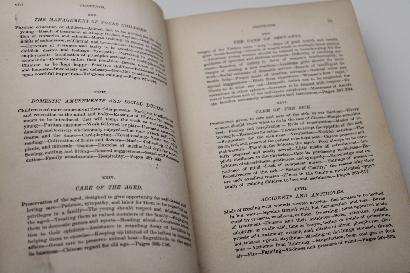 photo of 1860s book American Womans Home Harriet Beecher Stowe Domestic science home economics Victorian housekeeping #2