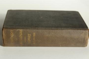 catalog photo of 1881 US Department of Agriculture yearbook, vintage USDA farm year book 