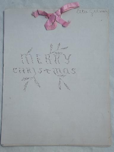 photo of 1890s schoolgirl's old letters & school compositions, hand written in ink #6