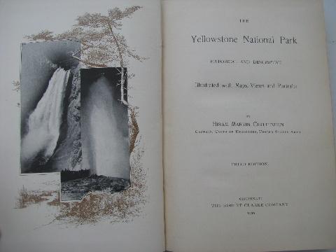 photo of 1900 Yellowstone National Park guide maps/illustrations #2