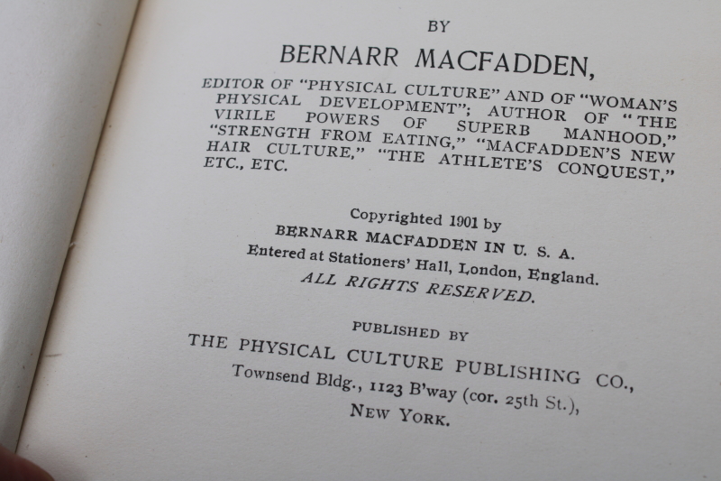 photo of 1901 vintage Physical Culture of Woman, antique book exercises health natural female beauty & strength  #2