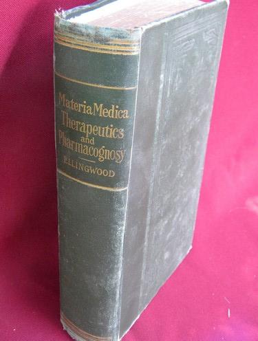 photo of 1905 Materia Medica Therapeutics and Pharmacognosy, antique medical text #2