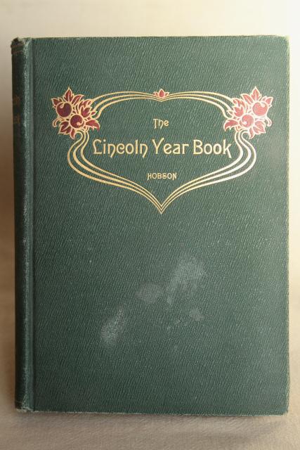 photo of 1906 book, quotes & speeches of Abraham Lincoln for all occasions year round #1