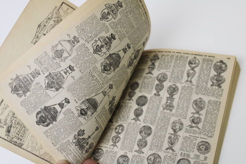 photo of 1909 Sears catalog reprint, 1970s vintage reproduction small paperback book  #4