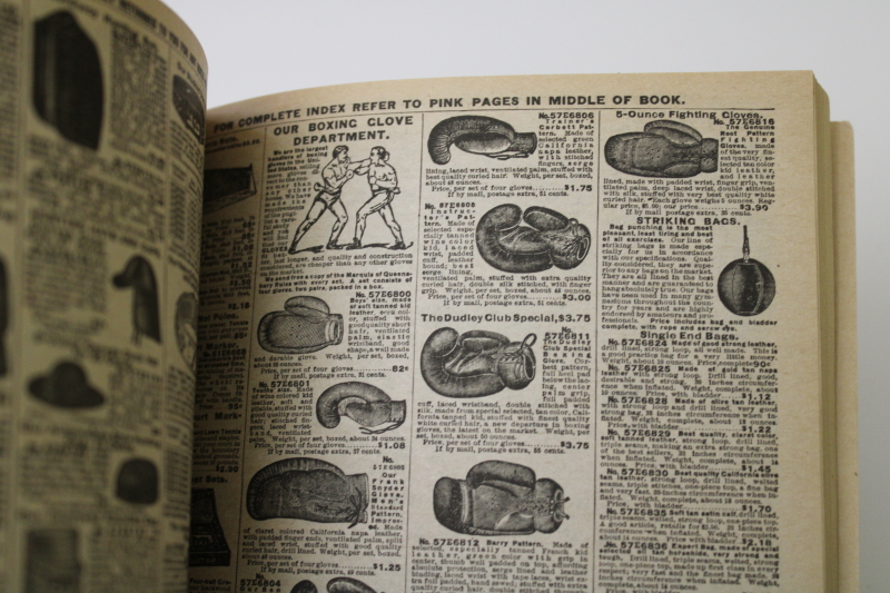 photo of 1909 Sears catalog reprint, 1970s vintage reproduction small paperback book  #6