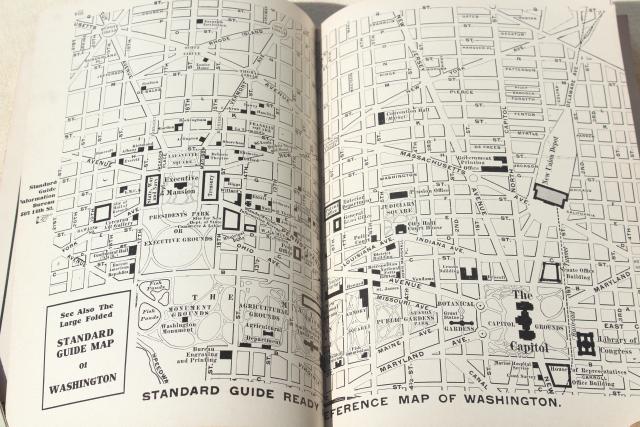 photo of 1910 Washington DC map & guidebook, antique vintage advertising & area photos #2