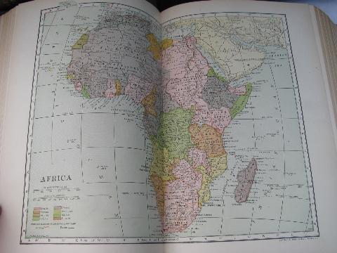 photo of 1911 University Press - Cambridge, New International Encyclopedia, 22 volumes, color plates, maps #5