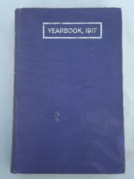 catalog photo of 1917 US Department of Agriculture  yearbook, vintage USDA farm year book 