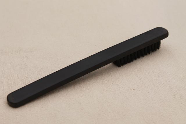 photo of 1920s 30s vintage bakelite typewriter brush, Underwood Elliott Fisher Co. #2