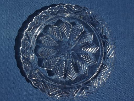 photo of 1920s 30s vintage glass cake plate w/ Connolly metal dome cake cover #3