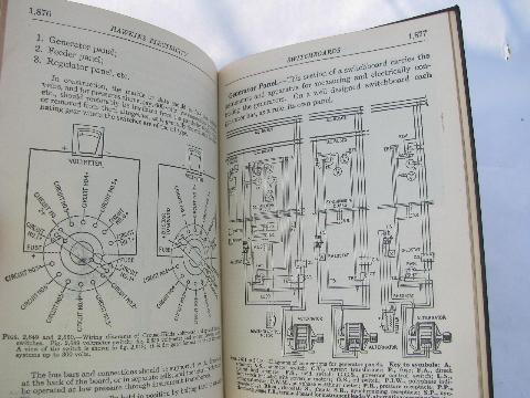 photo of 1920s Hawkins engineer's electrical guidebook w/early oscillographs, watthour meters and more! Illustrated #3