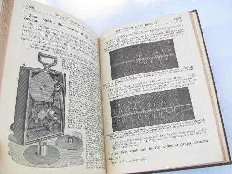 photo of 1920s Hawkins engineer's electrical guidebook w/early oscillographs, watthour meters and more! Illustrated #4