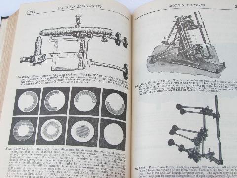 photo of 1920s Hawkins illustrated engineer's electrical guidebook electric trains & automobiles, gas engines etc. #2