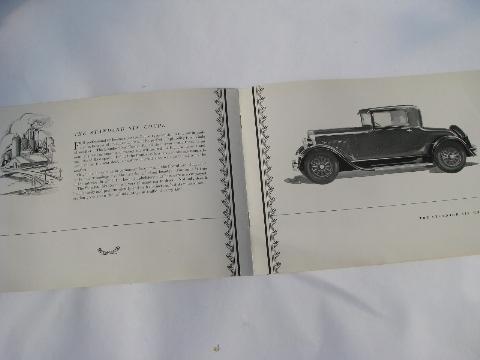 photo of 1920s vintage Dodge Brothers car catalog, Standard Six auto #3