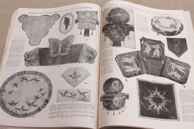 photo of 1920s vintage McCalls embroidery sewing book, art deco designs & needlework patterns  #2