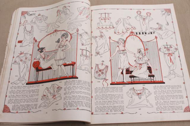 photo of 1920s vintage McCalls embroidery sewing book, art deco designs & needlework patterns  #3