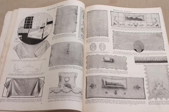 photo of 1920s vintage McCalls embroidery sewing book, art deco designs & needlework patterns  #12