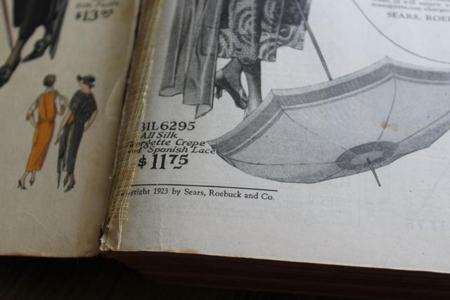 photo of 1920s vintage Sears catalog, big book illustrated engravings farm, family, home #23