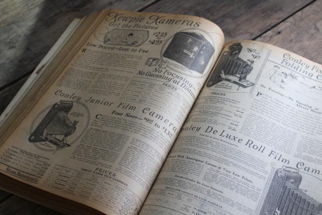 photo of 1920s vintage Sears catalog, big book illustrated engravings farm, family, home #29