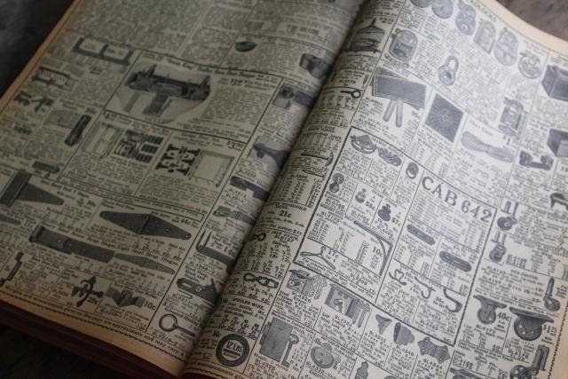 photo of 1920s vintage Sears catalog, big book illustrated engravings farm, family, home #34