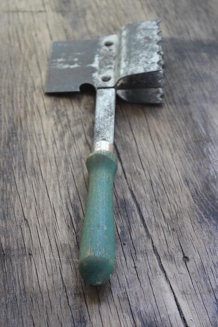 photo of 1920s vintage kitchen mallet, ice axe or meat tenderizer / cleaver, weird old tool #1