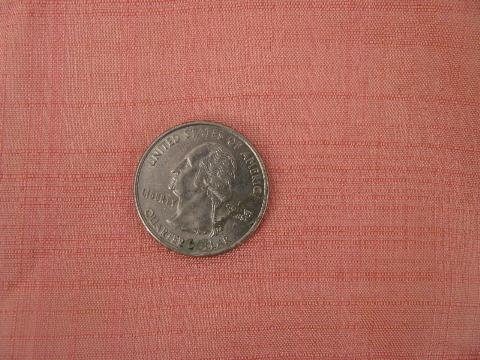 photo of 1920's-30's antique vintage rayon fabric dress material, apricot peach color #1