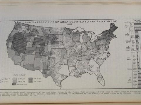 photo of 1924 vintage Dept. of Agriculture USDA farming yearbook #2