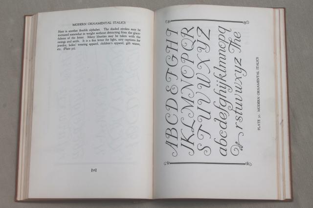 photo of 1930s deco vintage book 60 Alphabets, for typography lettering, artists & designers #4