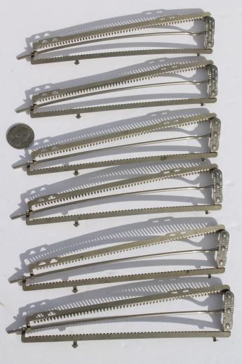 photo of 1930s flapper bob perm hair curlers, water waver clip rods for permanent wave hair #4