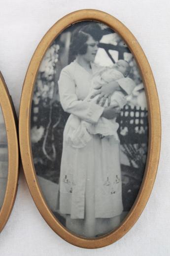 photo of 1930s or 40s vintage photos, mother & child photography baby pictures in antique frame #4