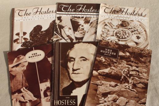 photo of 1930s vintage Batavia Store The Hostess magazines w/ cooking & recipes #1