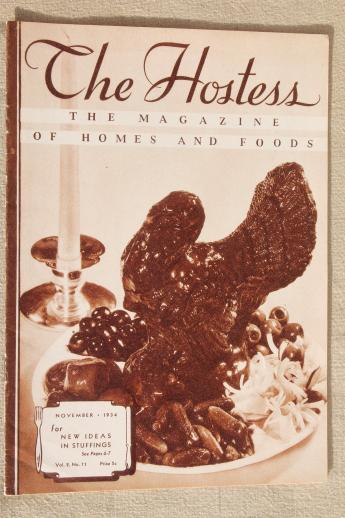 photo of 1930s vintage Batavia Store The Hostess magazines w/ cooking & recipes #2