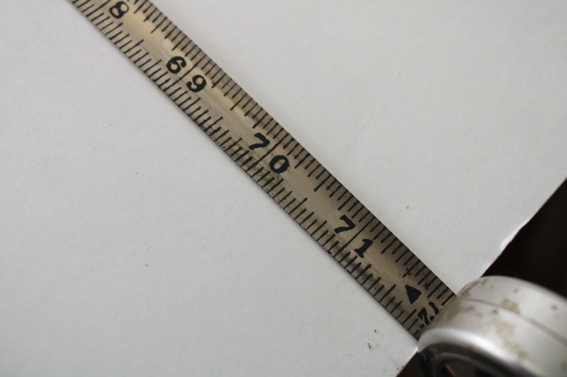photo of 1930s vintage Germany Peerless stainless steel tape measure, 6 ft industrial machine age tool  #7