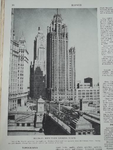photo of 1930s vintage international atlas, photos & 68 pages of world maps in color #6