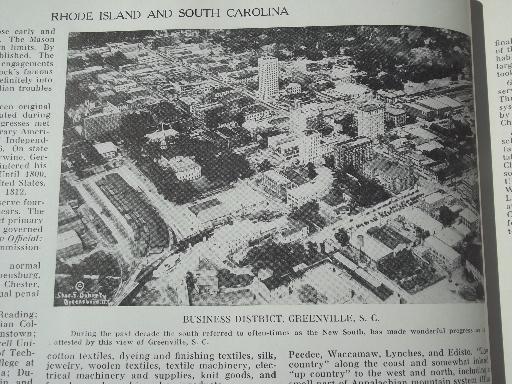 photo of 1930s vintage international atlas, photos & 68 pages of world maps in color #8