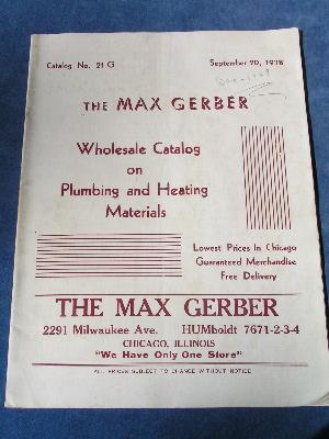 photo of 1930s wholesale hardware catalog with advertising graphics #1