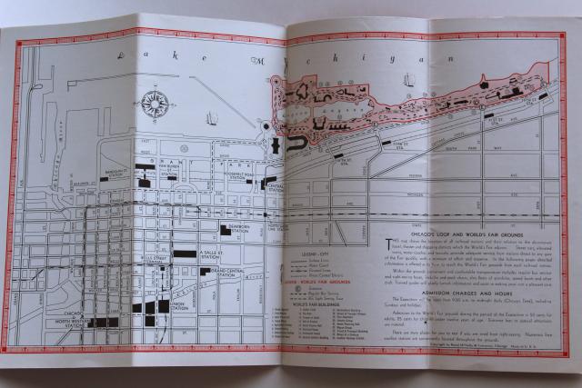 photo of 1933 1934 Century of Progress Chicago World's Fair paper ephemera, brochures #3