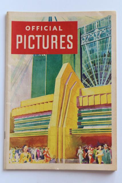 photo of 1933 1934 Century of Progress Chicago World's Fair paper ephemera, brochures #9