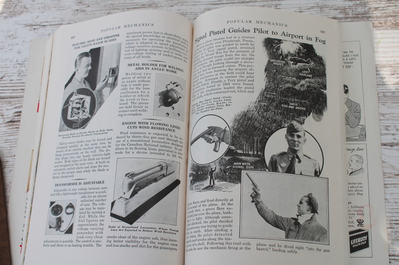 photo of 1934 vintage Popular Mechanics magazine w/ special section New York World's Fair  #5