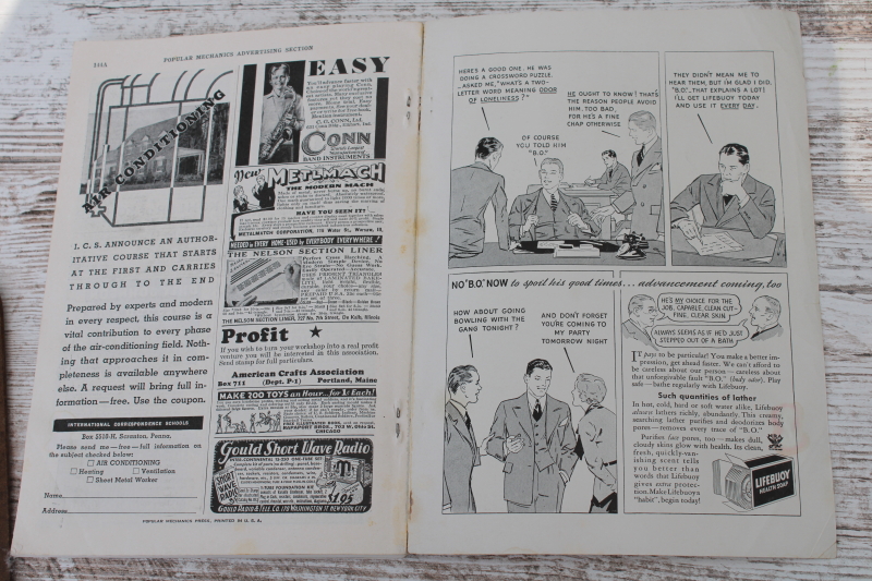 photo of 1934 vintage Popular Mechanics magazine w/ special section New York World's Fair  #6