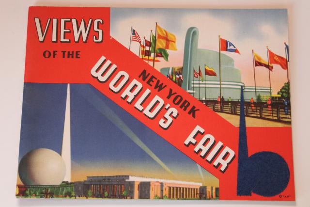 photo of 1939 1940 New York World's Fair paper ephemera, brochures, Futurama booklet etc. #4