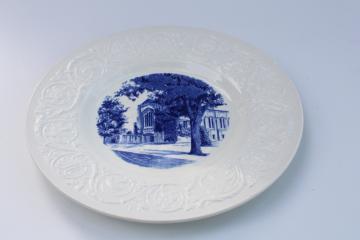 catalog photo of 1939 Centennial VMI Virginia Military Institute Jackson Memorial Hall vintage Wedgwood plate