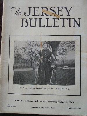 photo of 1939 jersey bulletins, dairy cattle cows pedigrees, ads #3