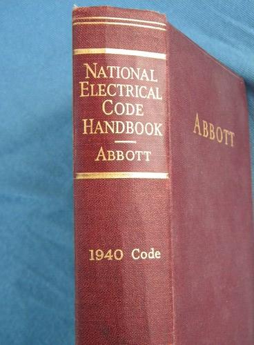 photo of 1940 Abbott electrician technical handbook 1940 electrical code #2