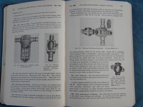 photo of 1940 Abbott electrician technical handbook 1940 electrical code #4