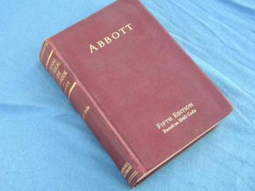 catalog photo of 1940 Abbott electrician technical handbook 1940 electrical code