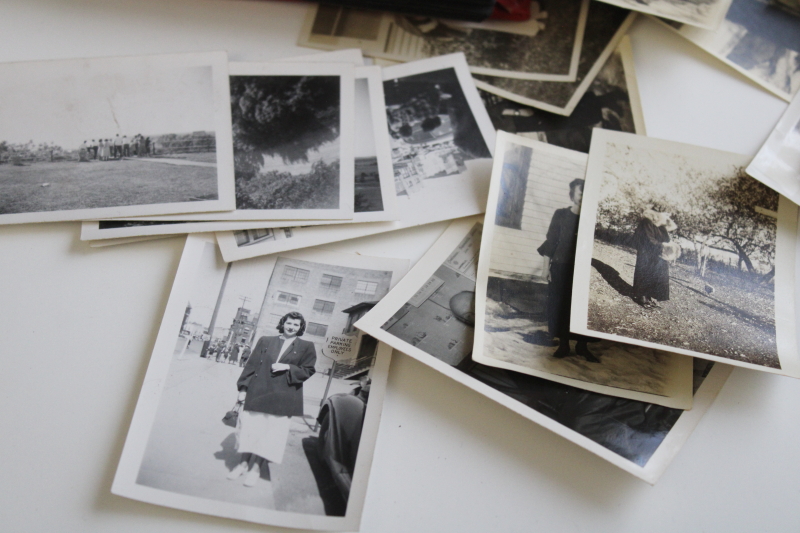 photo of 1940s 50s vintage black white photos, snapshots of everyday life, travel, family fun #6